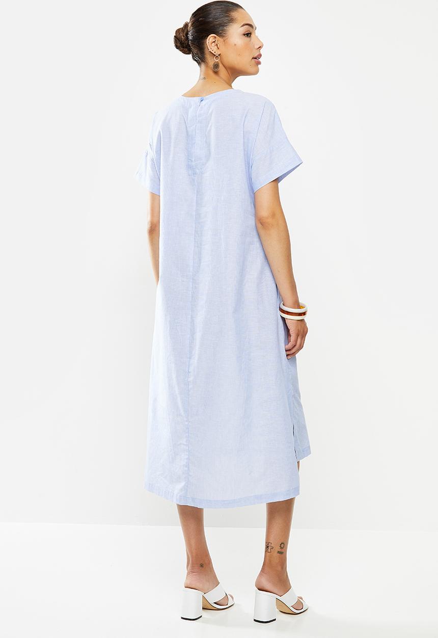 AMANDA LAIRD CHERRY - Sodwana dress - blue