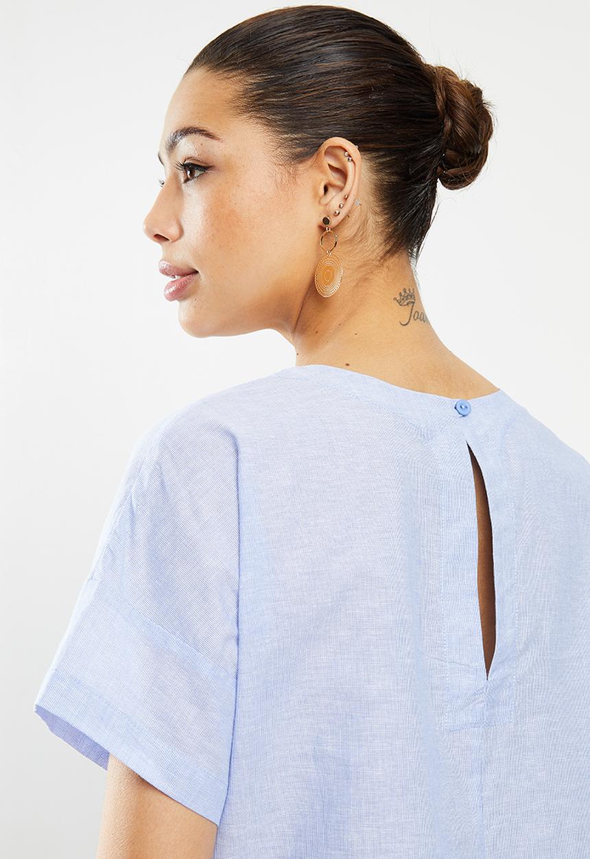 AMANDA LAIRD CHERRY - Sodwana dress - blue
