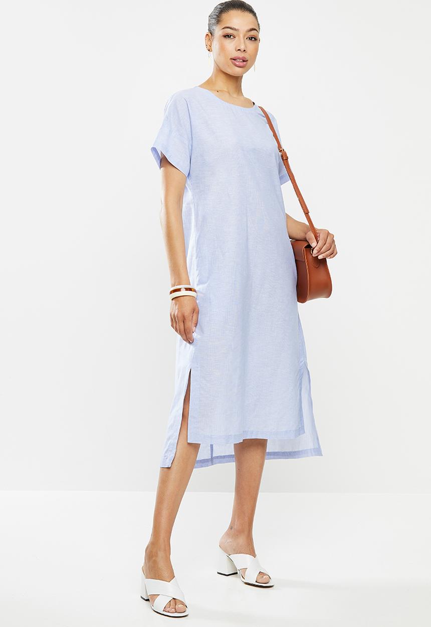 AMANDA LAIRD CHERRY - Sodwana dress - blue