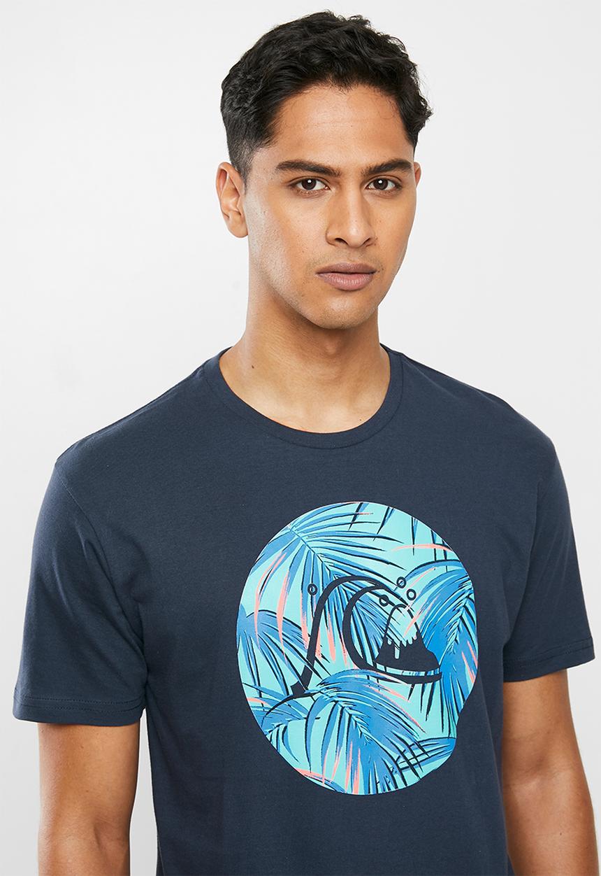 Quiksilver - Jungle bubble short sleeve tee - navy 