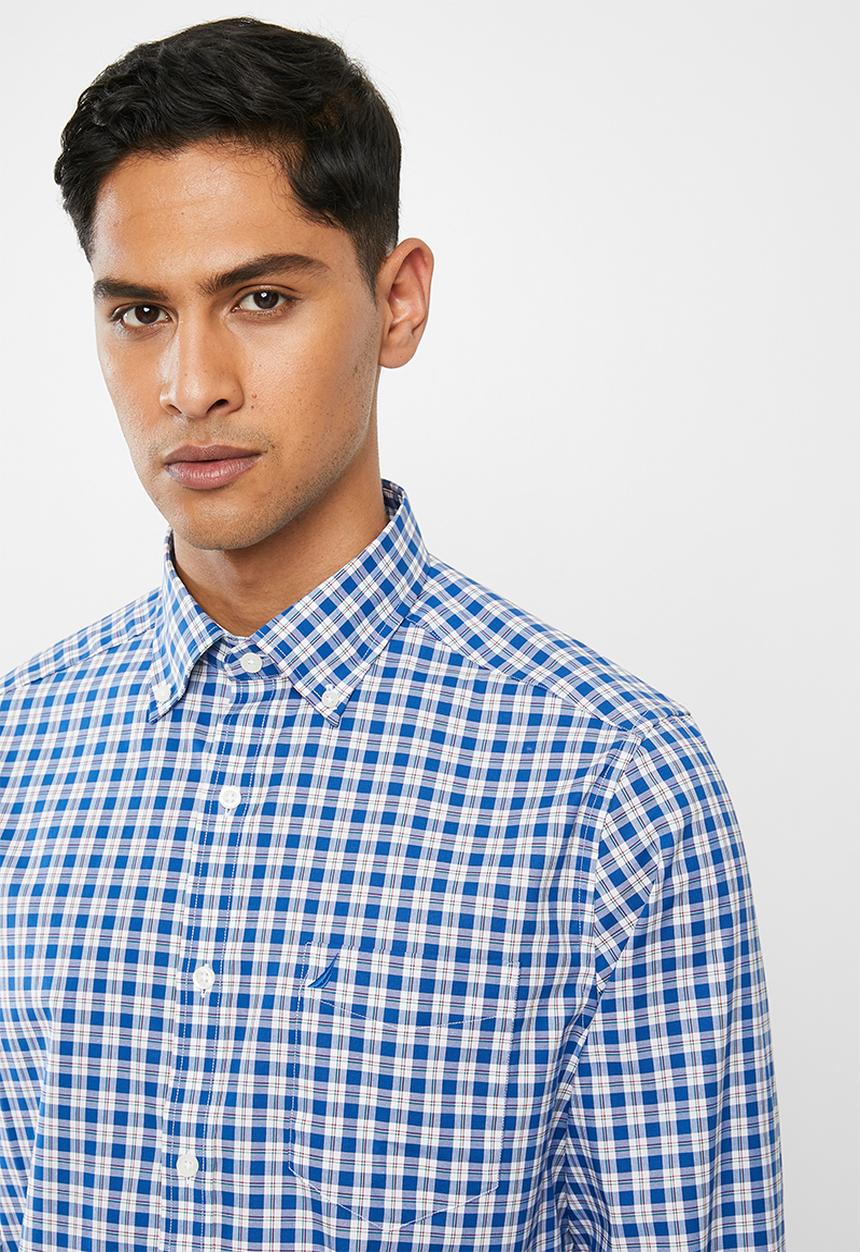 Nautica - Windsurf white plaid shirt - multi