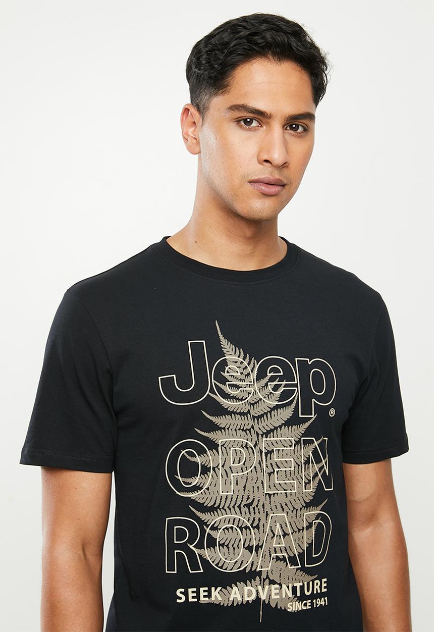 JEEP - Logo graphic tee - black