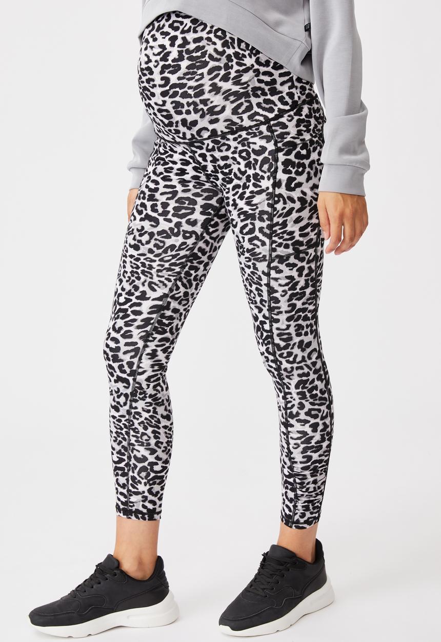 Cotton On - Maternity love you a latte 7/8 tight - water animal grey