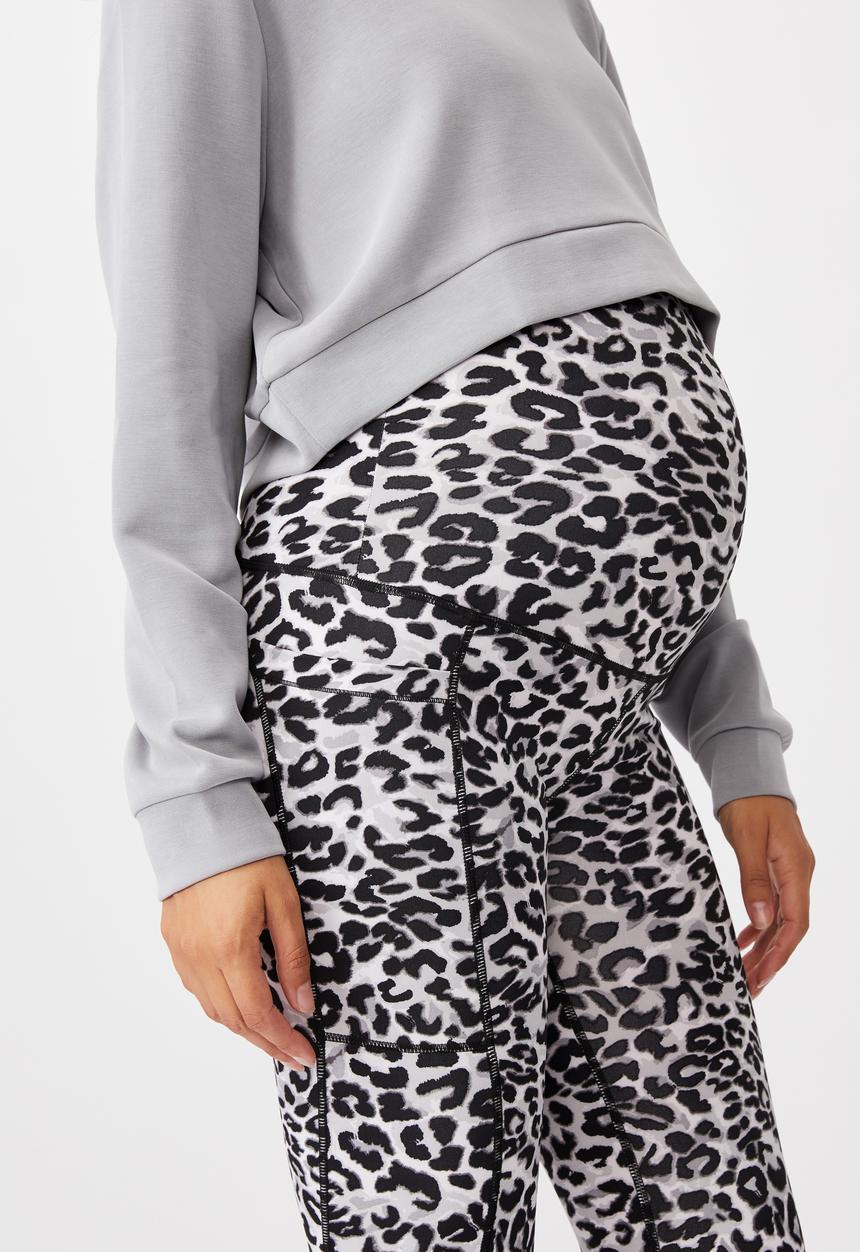 Cotton On - Maternity love you a latte 7/8 tight - water animal grey