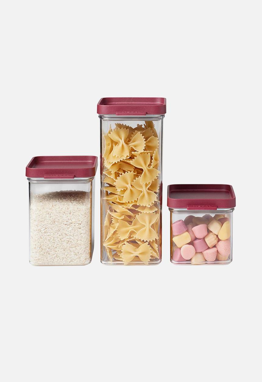 Mepal - Mepal Omnia 3 Piece Storage Box Set - Nordic Berry