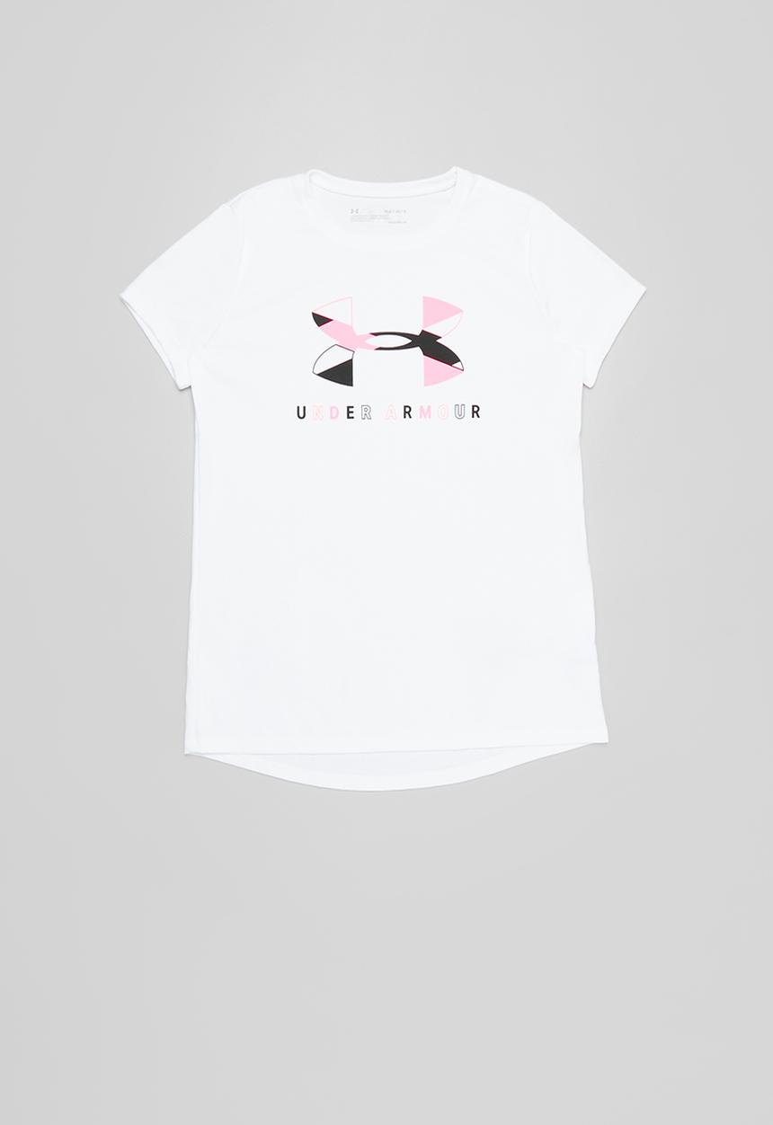 Under Armour - Tech graphic big logo short sleeve T-shirt - white
