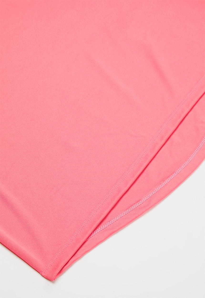 Under Armour - Tech graphic big logo short sleeve T-shirt - pink 