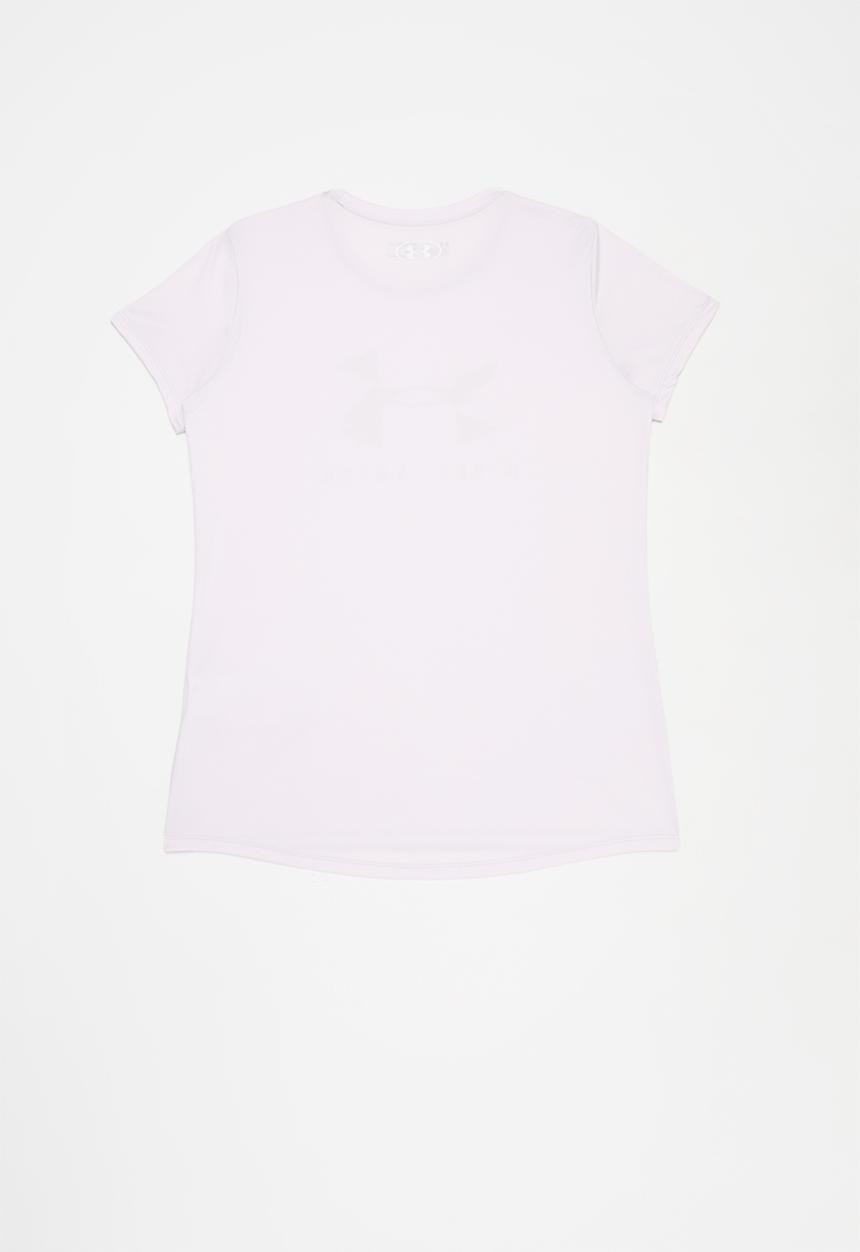 Under Armour - Tech graphic big logo short sleeve T-shirt - lilac