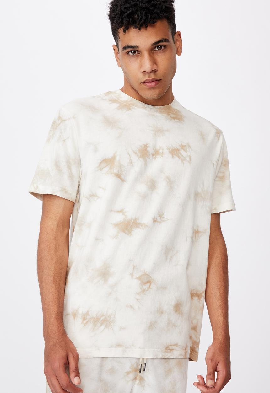 Factorie - Regular tie dye T-shirt - sand tie dye