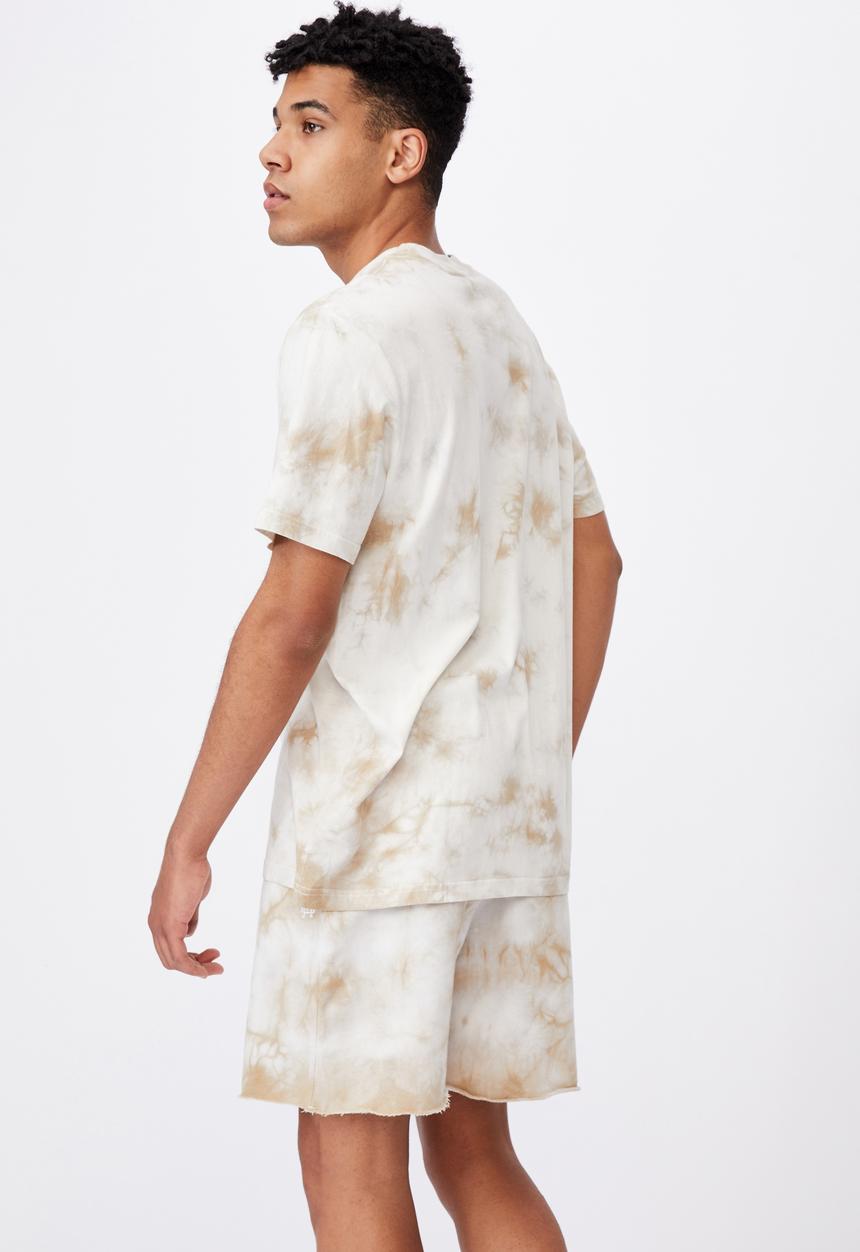 Factorie - Regular tie dye T-shirt - sand tie dye
