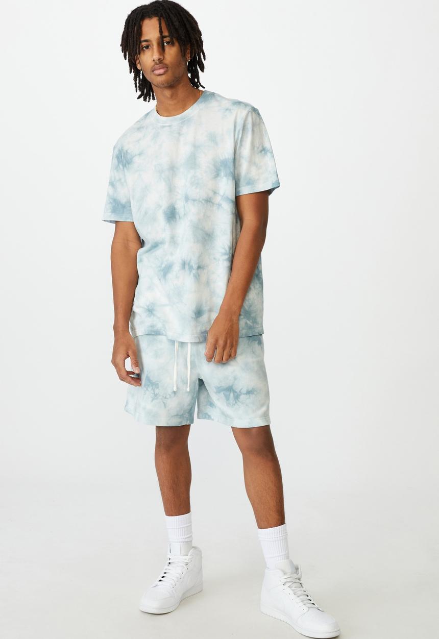Factorie - Regular tie dye T-shirt - blue tie dye
