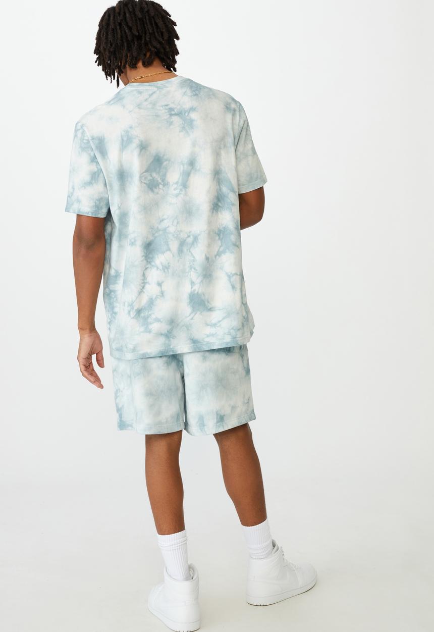 Factorie - Regular tie dye T-shirt - blue tie dye