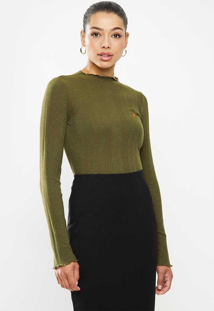 POLO - Clc ella lettuce poloneck -fatigue