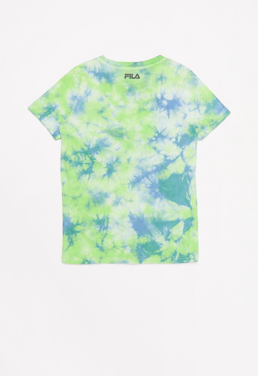 FILA - Mono noose tie dye tee - green & blue 