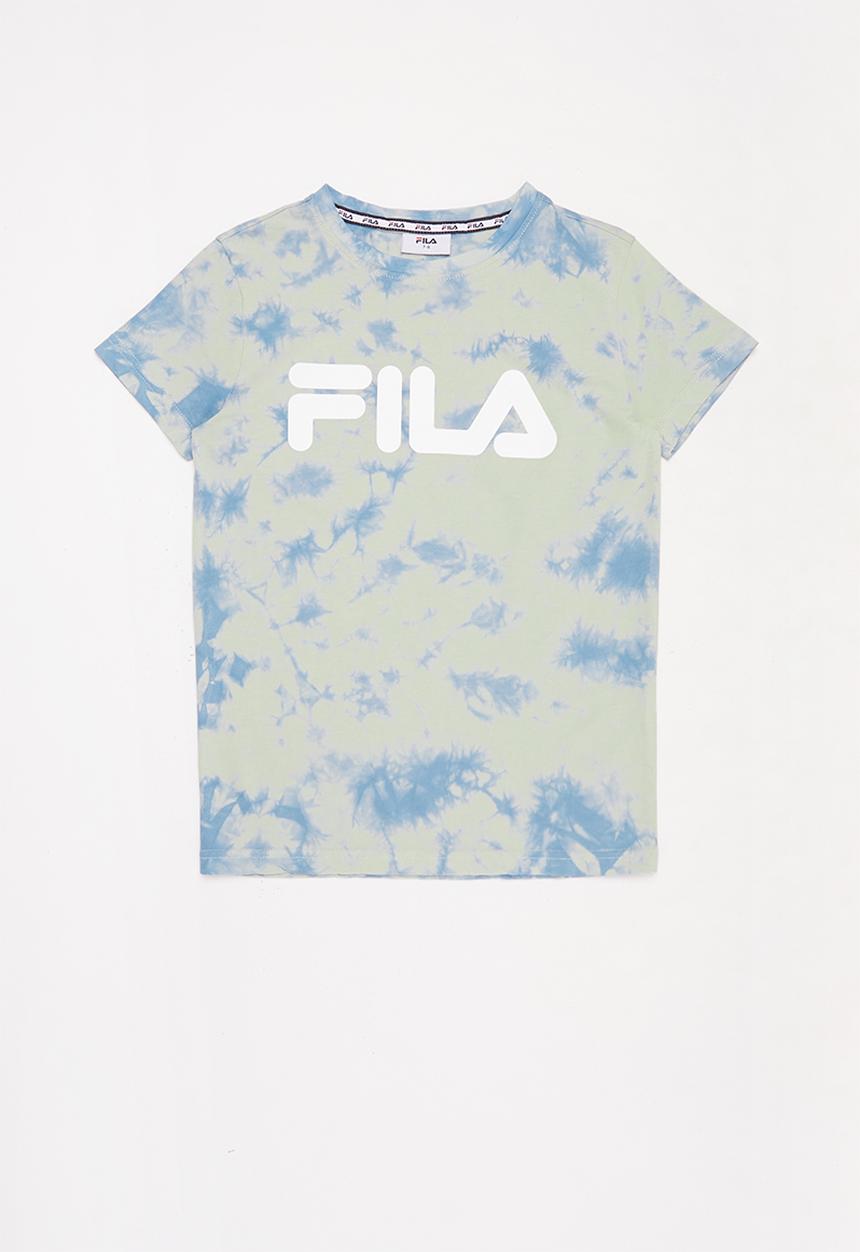 FILA - Mono deckle tie dye tee - blue & grey 