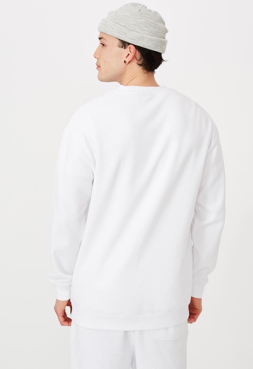 Factorie - Oversized crew - white