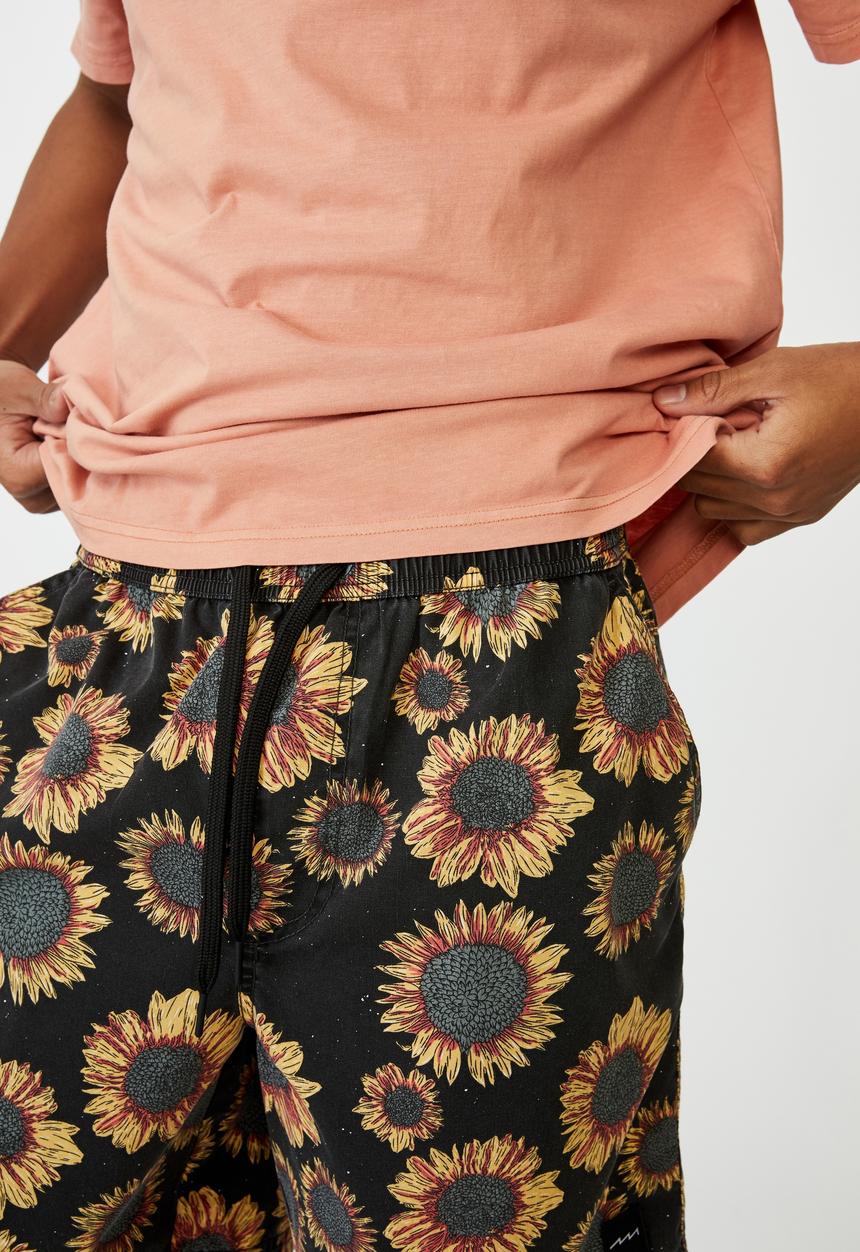 Factorie - Boulevard short - sunflowers