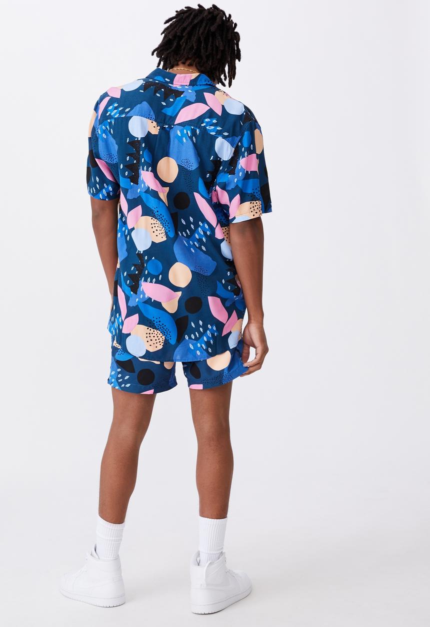 Factorie - Resort shirt - navy shapes