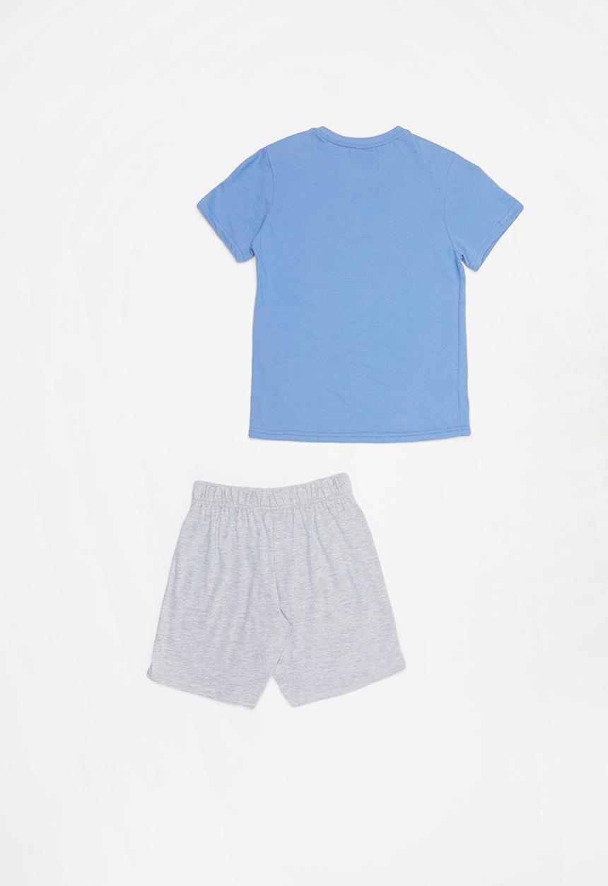 Rebel Republic - Shorts and tee pj set - blue