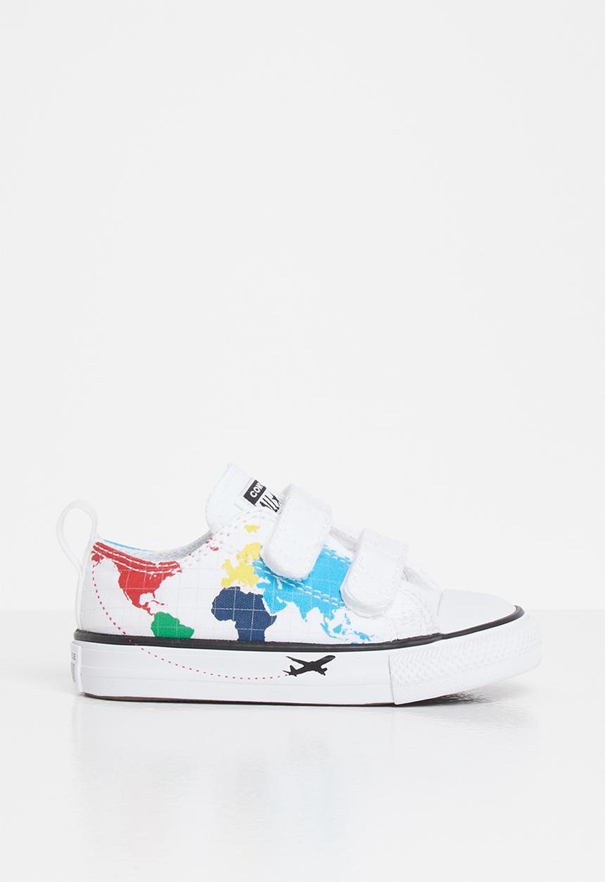 Converse - Converse worldwide geography class ox i - white