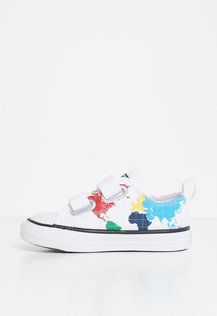 Converse - Converse worldwide geography class ox i - white