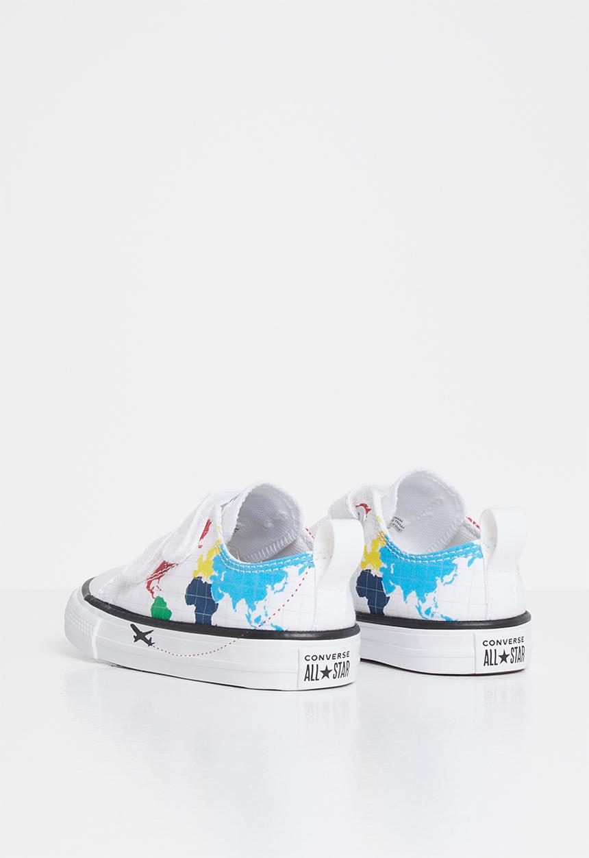 Converse - Converse worldwide geography class ox i - white