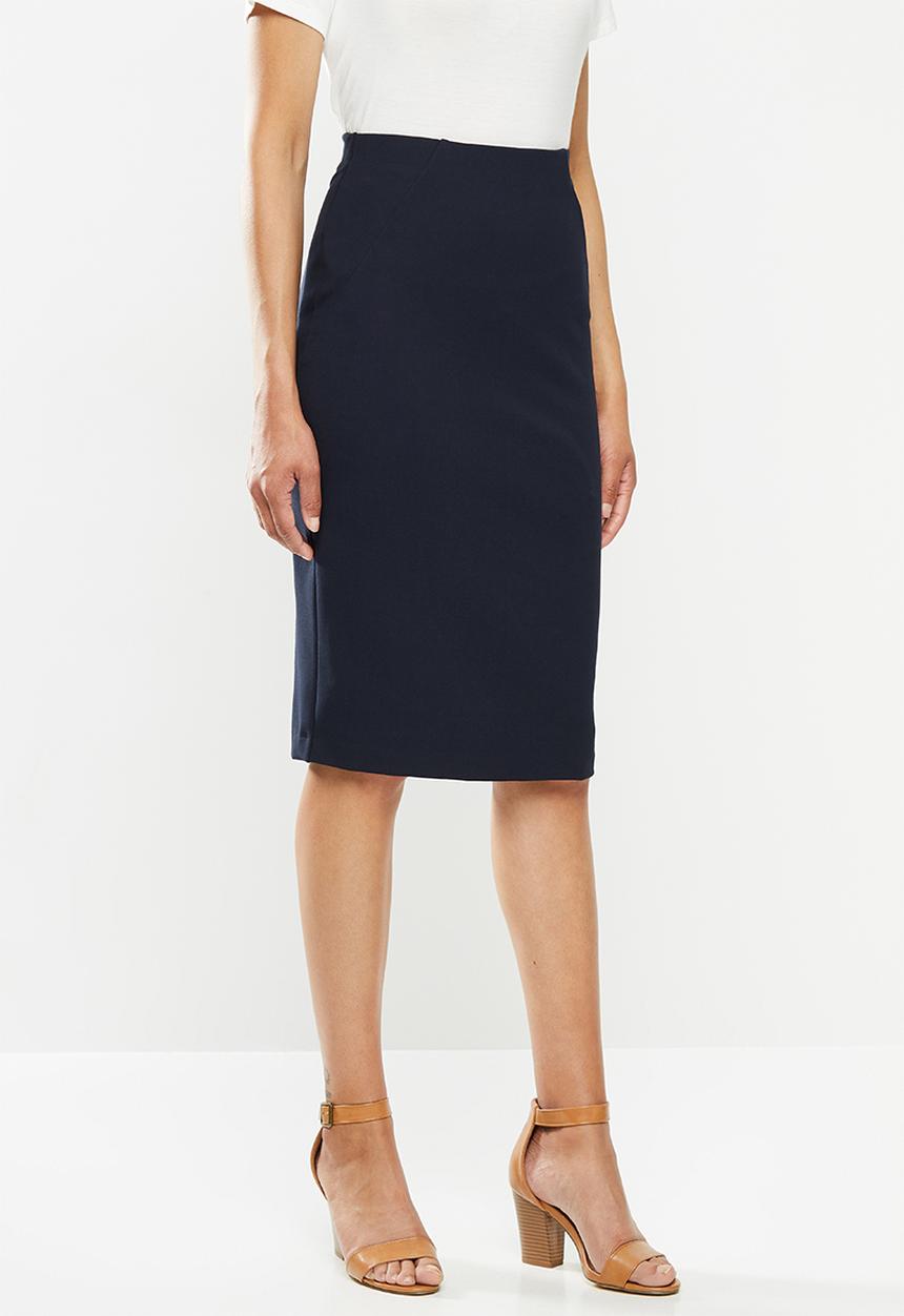 POLO - Caty stretch skirt -navy