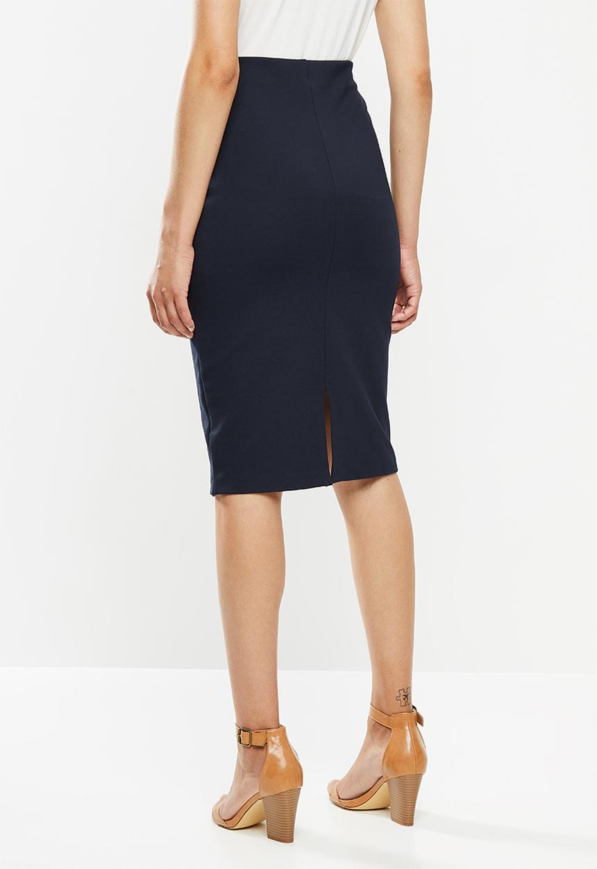 POLO - Caty stretch skirt -navy