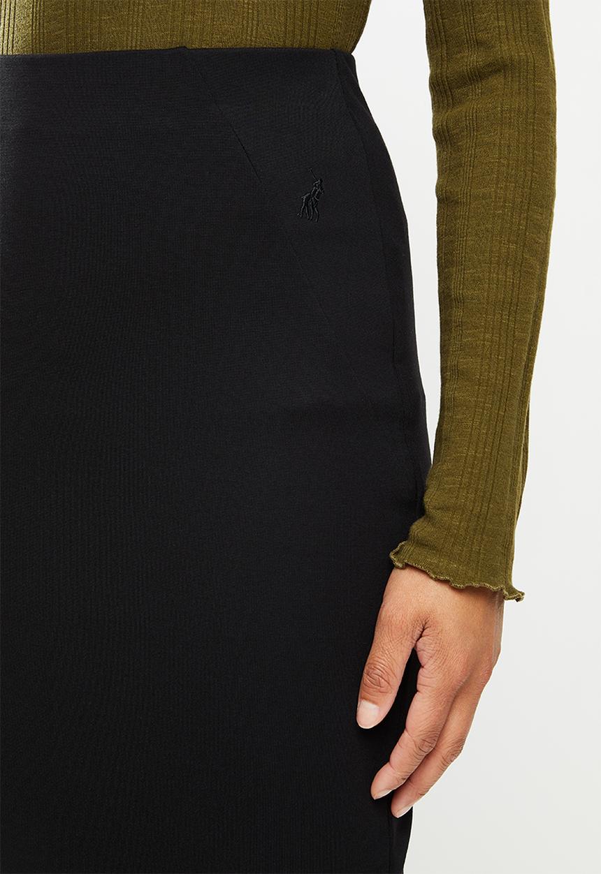 POLO - Caty stretch skirt -black