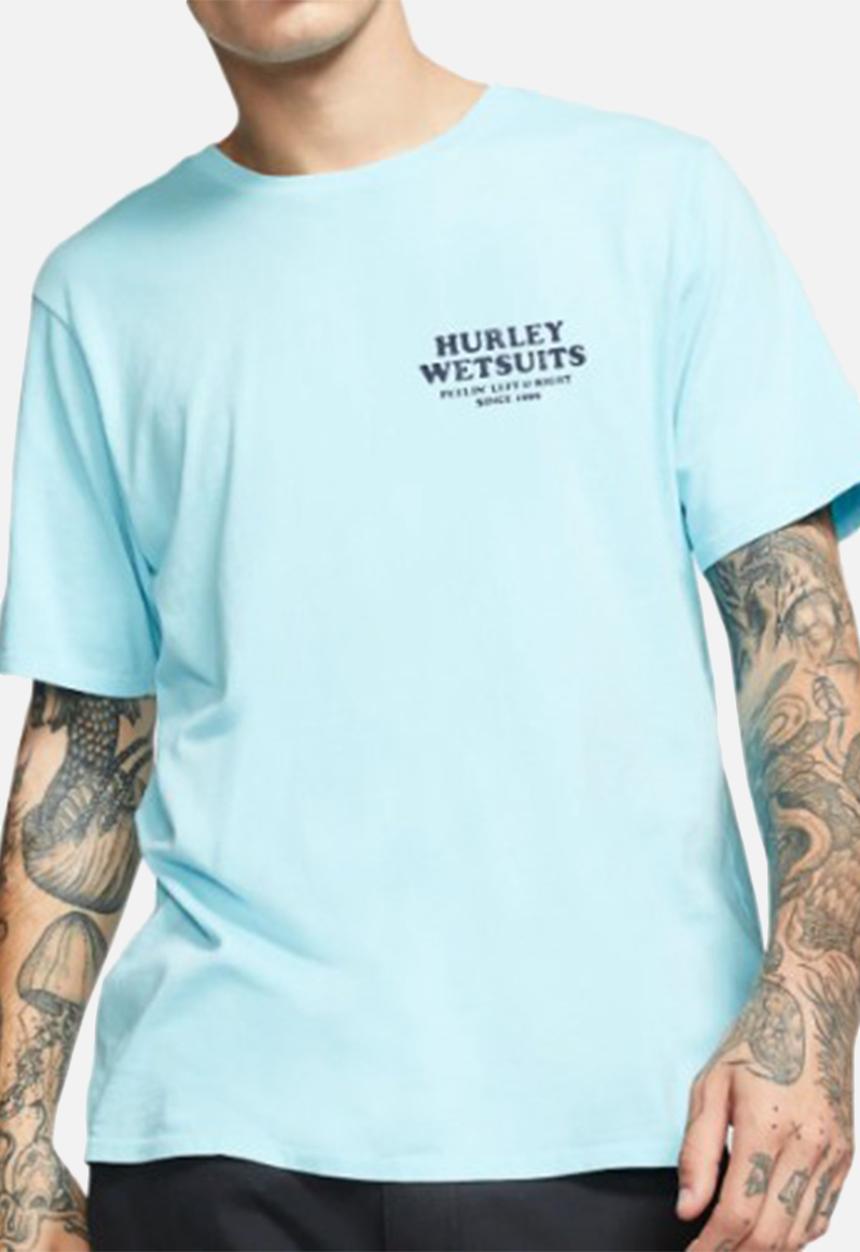 Hurley - Bnz peeler short sleeve - blue