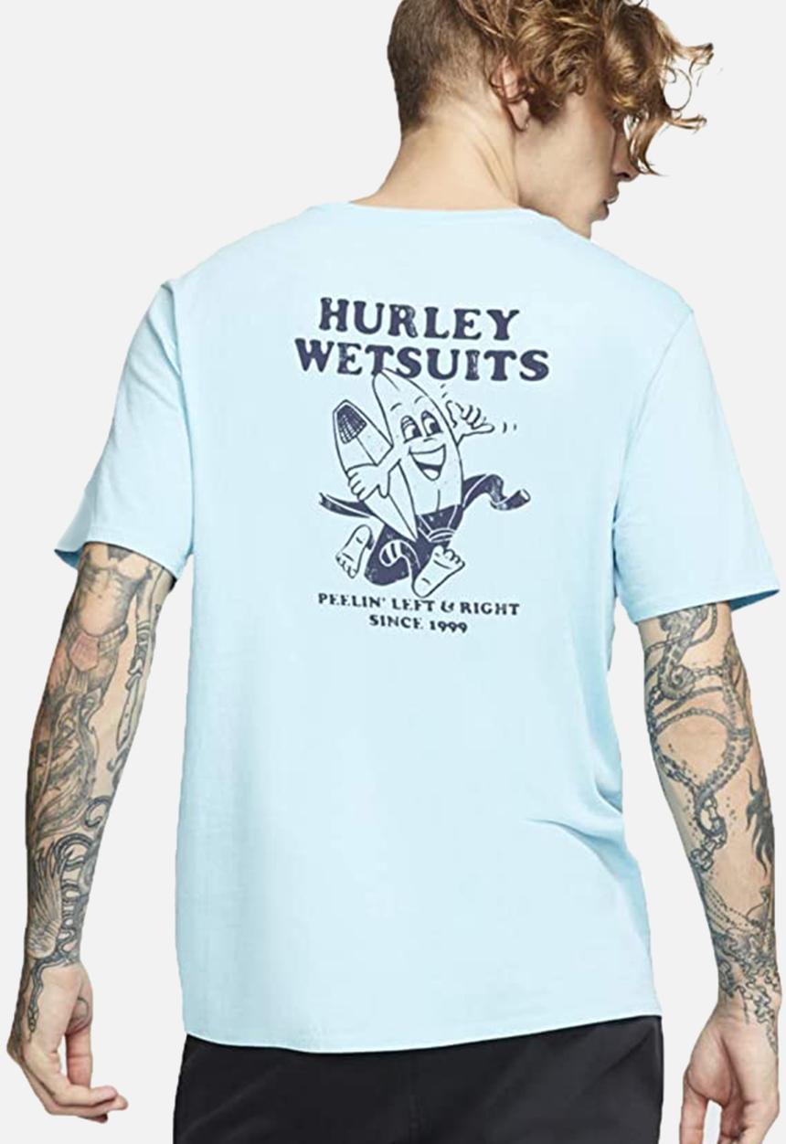 Hurley - Bnz peeler short sleeve - blue