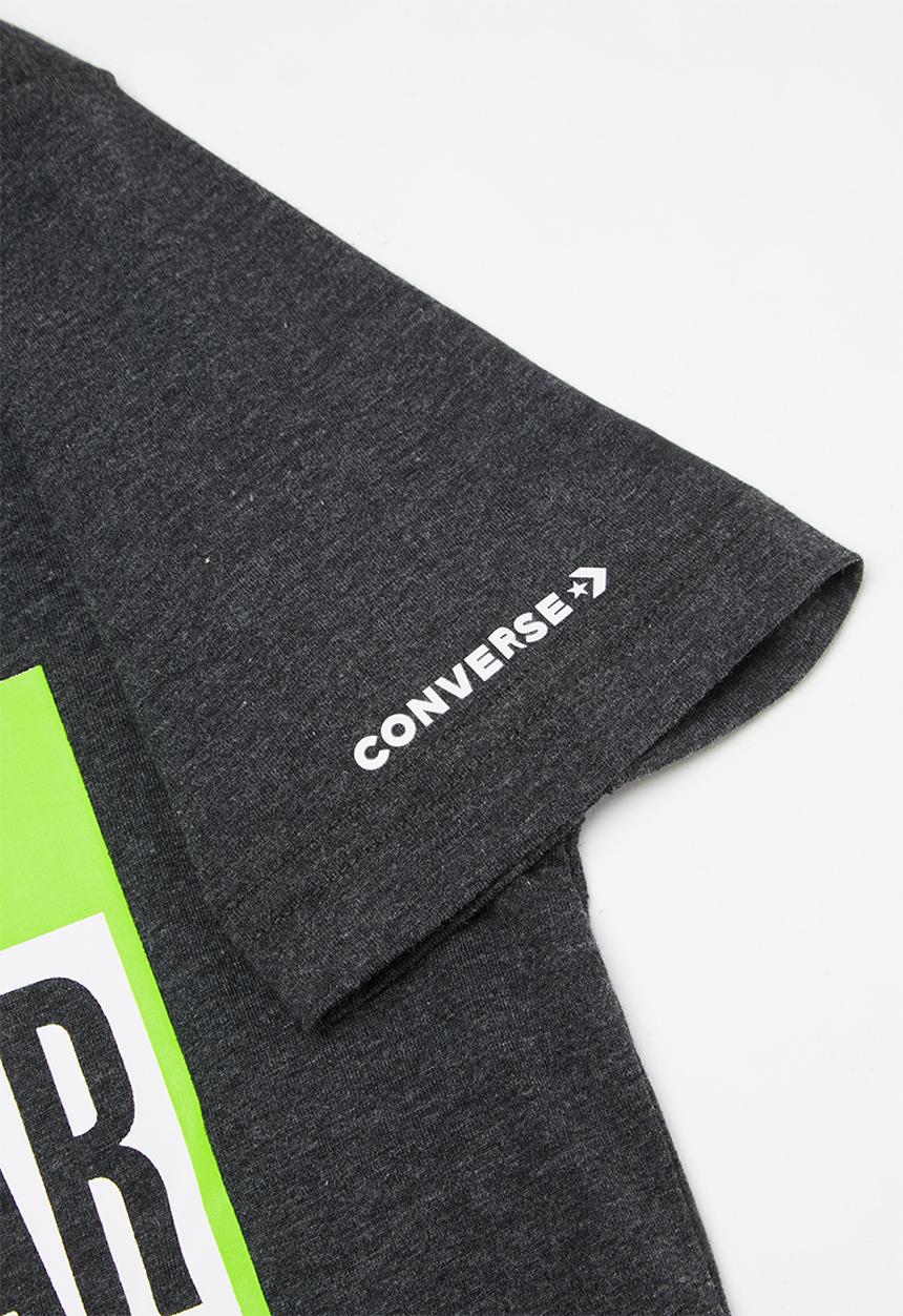Converse - License plate tee - grey 