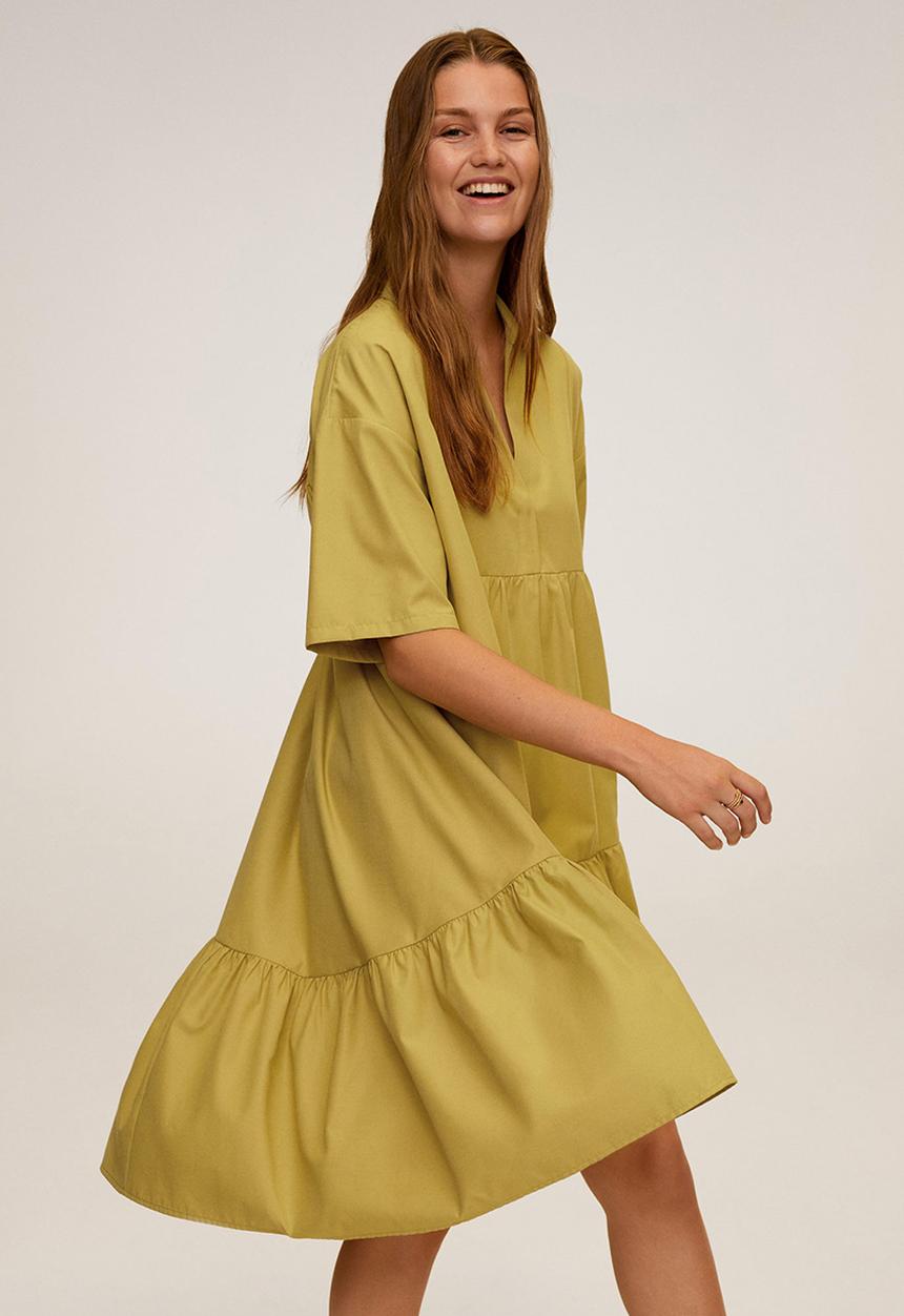 MANGO - Dress holiday - green