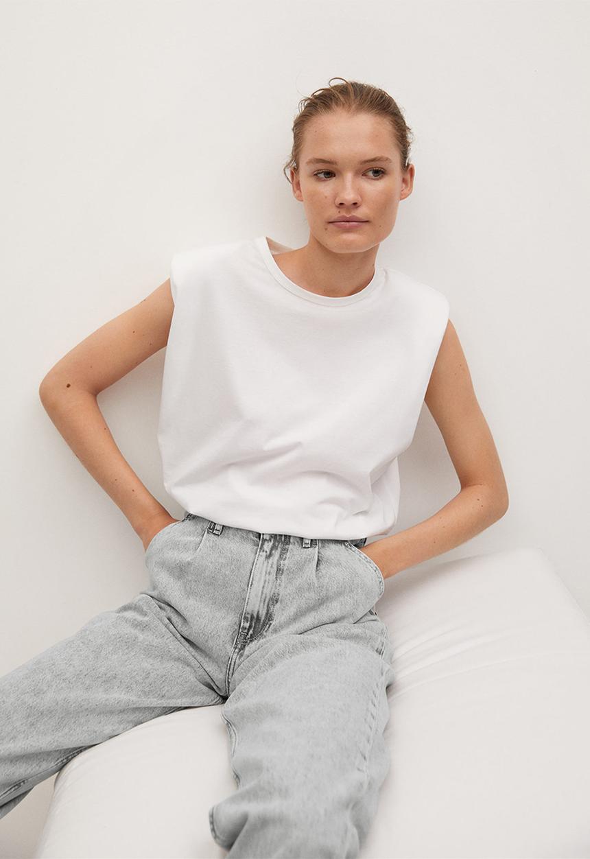 MANGO - Jeans corinna - grey