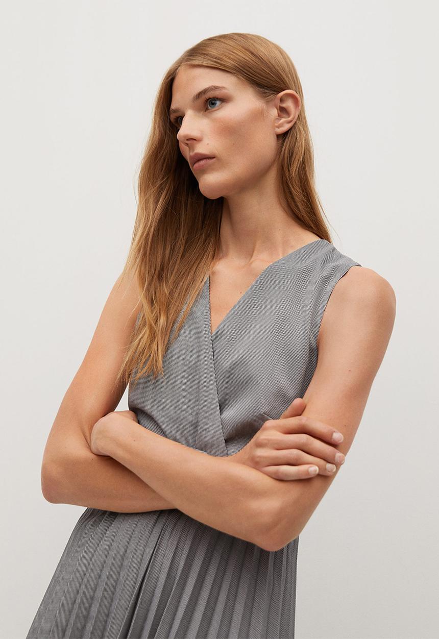 MANGO - Dress lady - grey