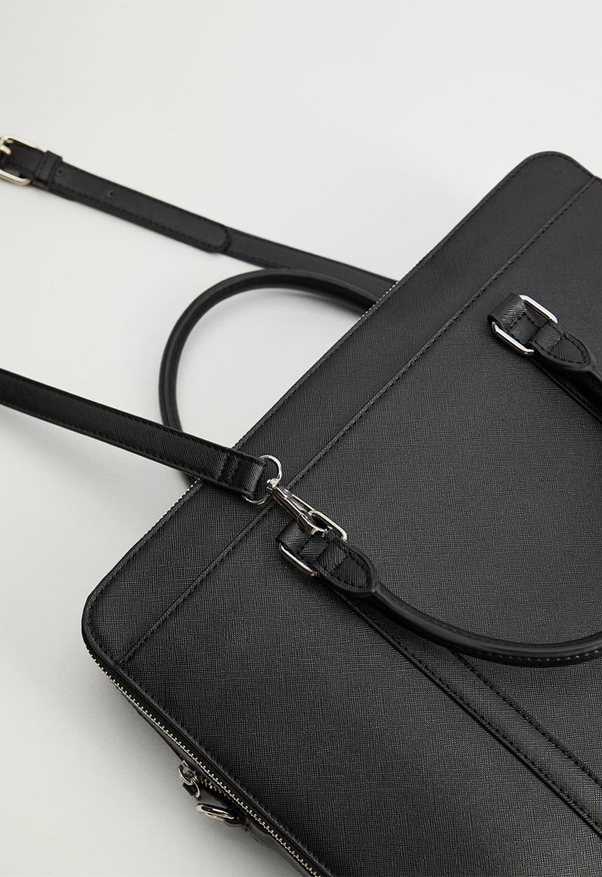 MANGO - Handbag newyork2 - black