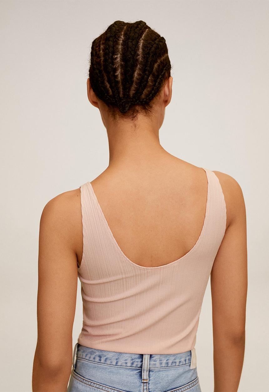 MANGO - Top cintia - pink