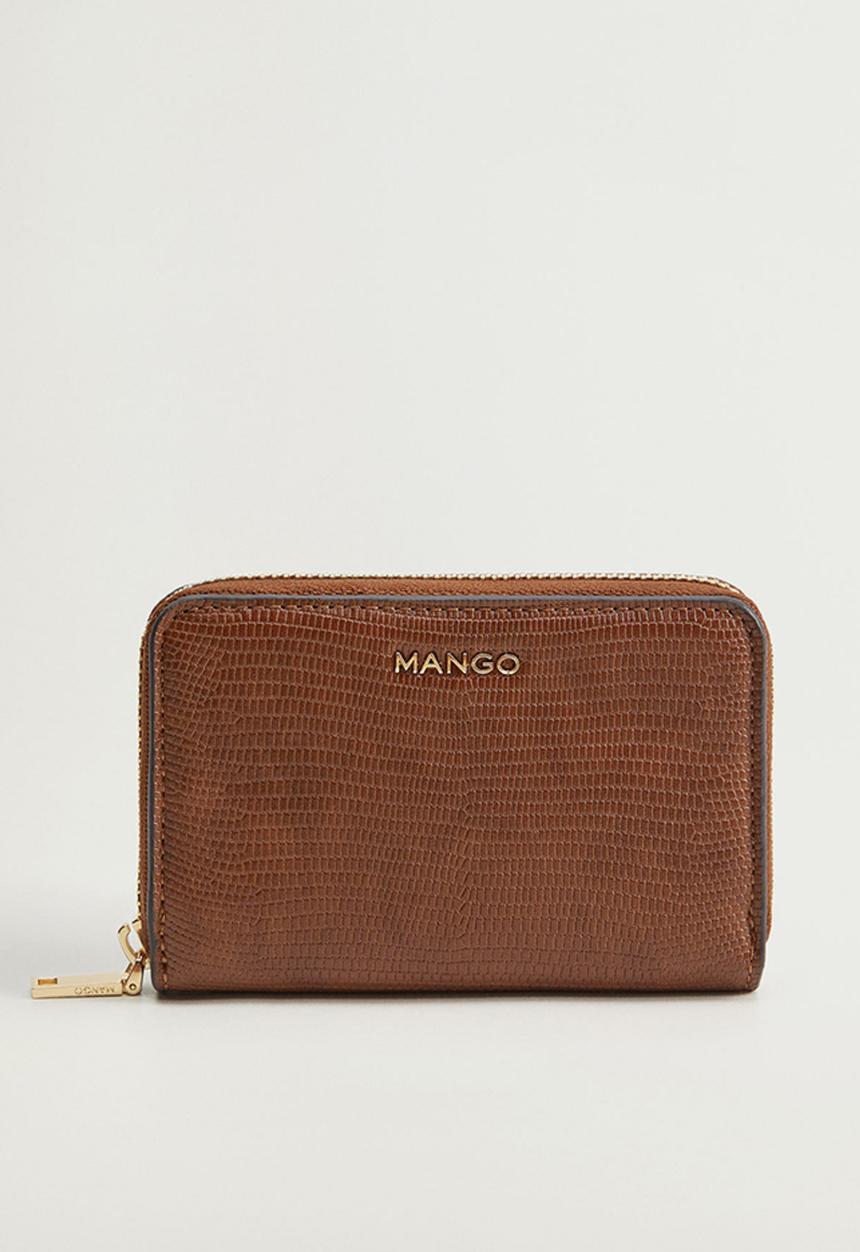 MANGO - Purse mch brais  - brown