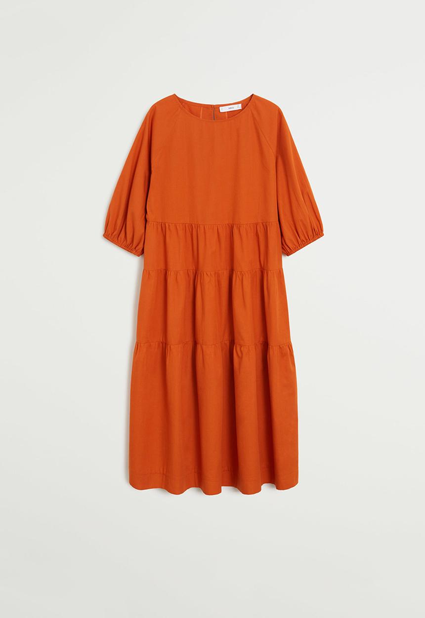 MANGO - Dress sia - orange