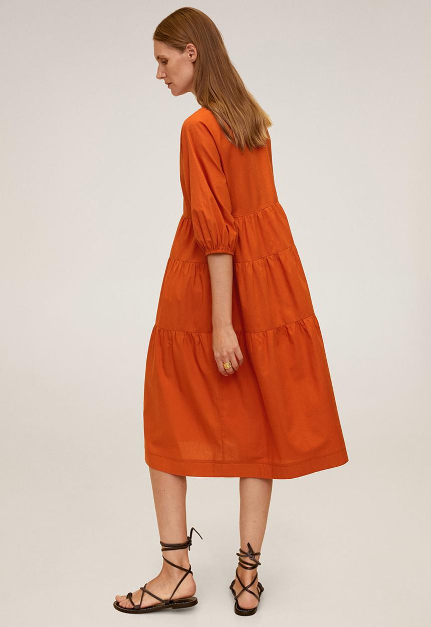 MANGO - Dress sia - orange