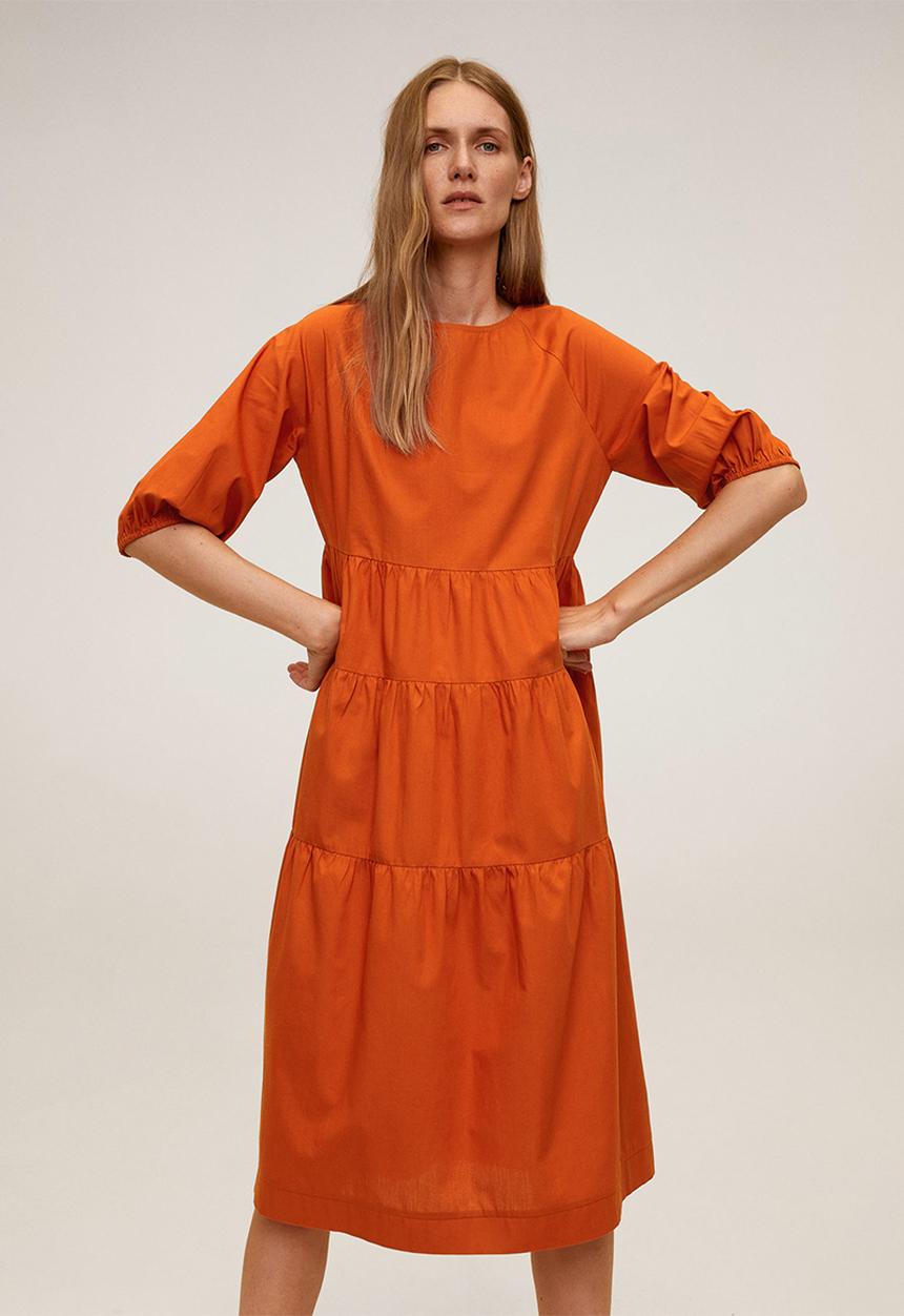 MANGO - Dress sia - orange