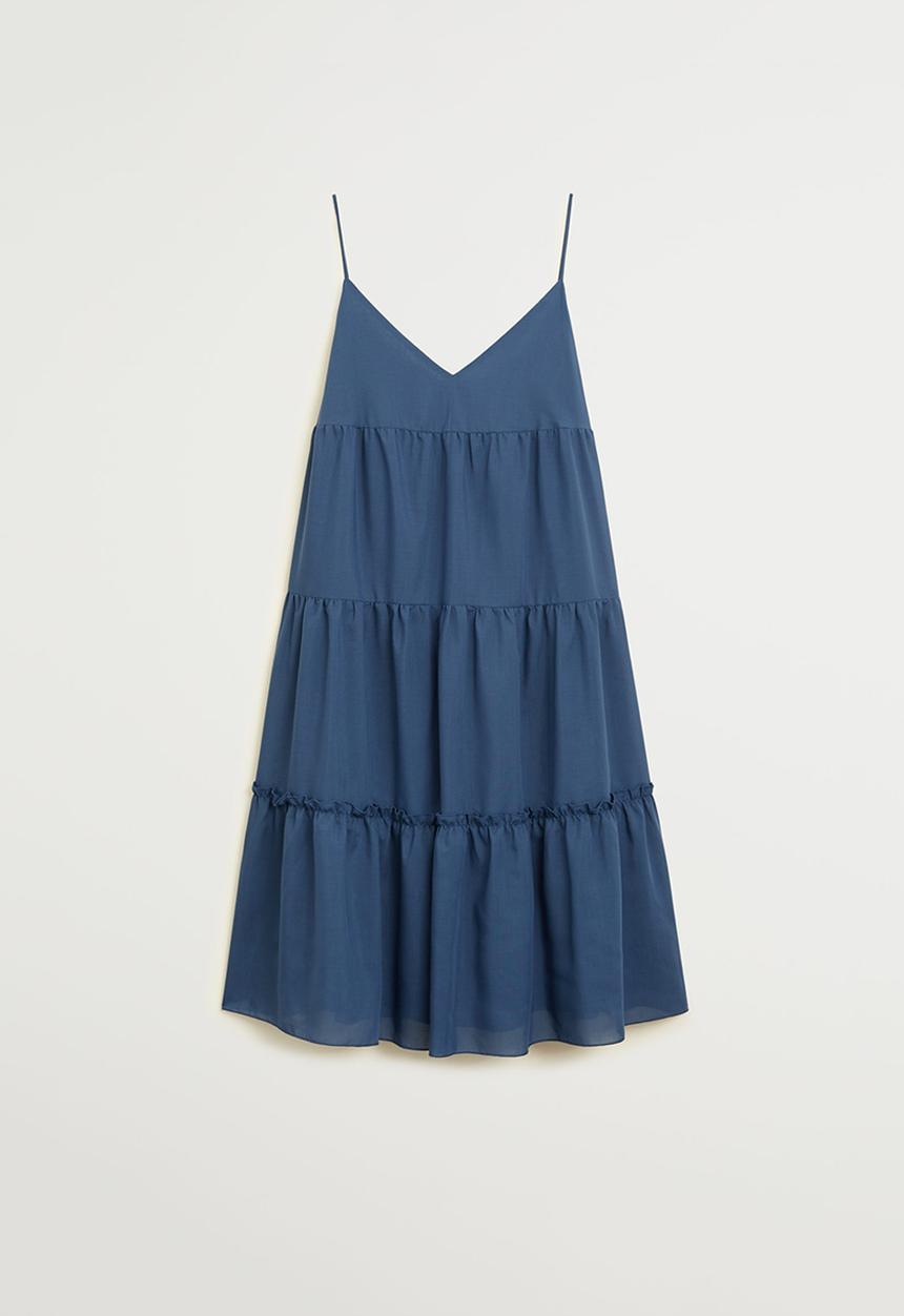 MANGO - Dress furbi - blue