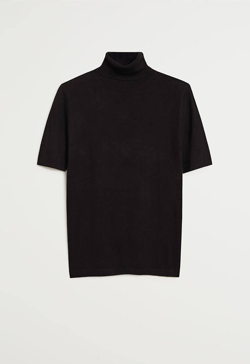 MANGO - Sweater alma - black