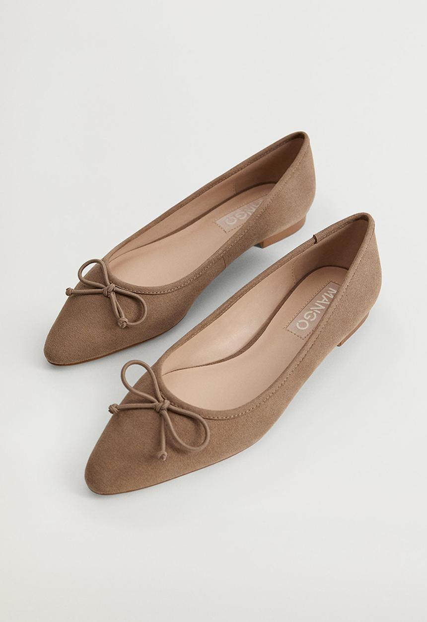 MANGO - Pepa pump - brown