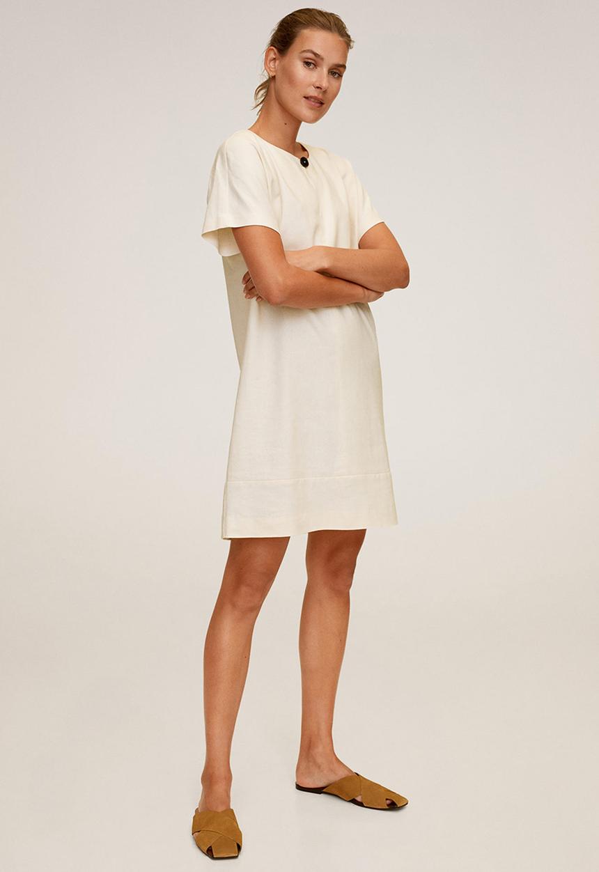 MANGO - Dress candel - neutral