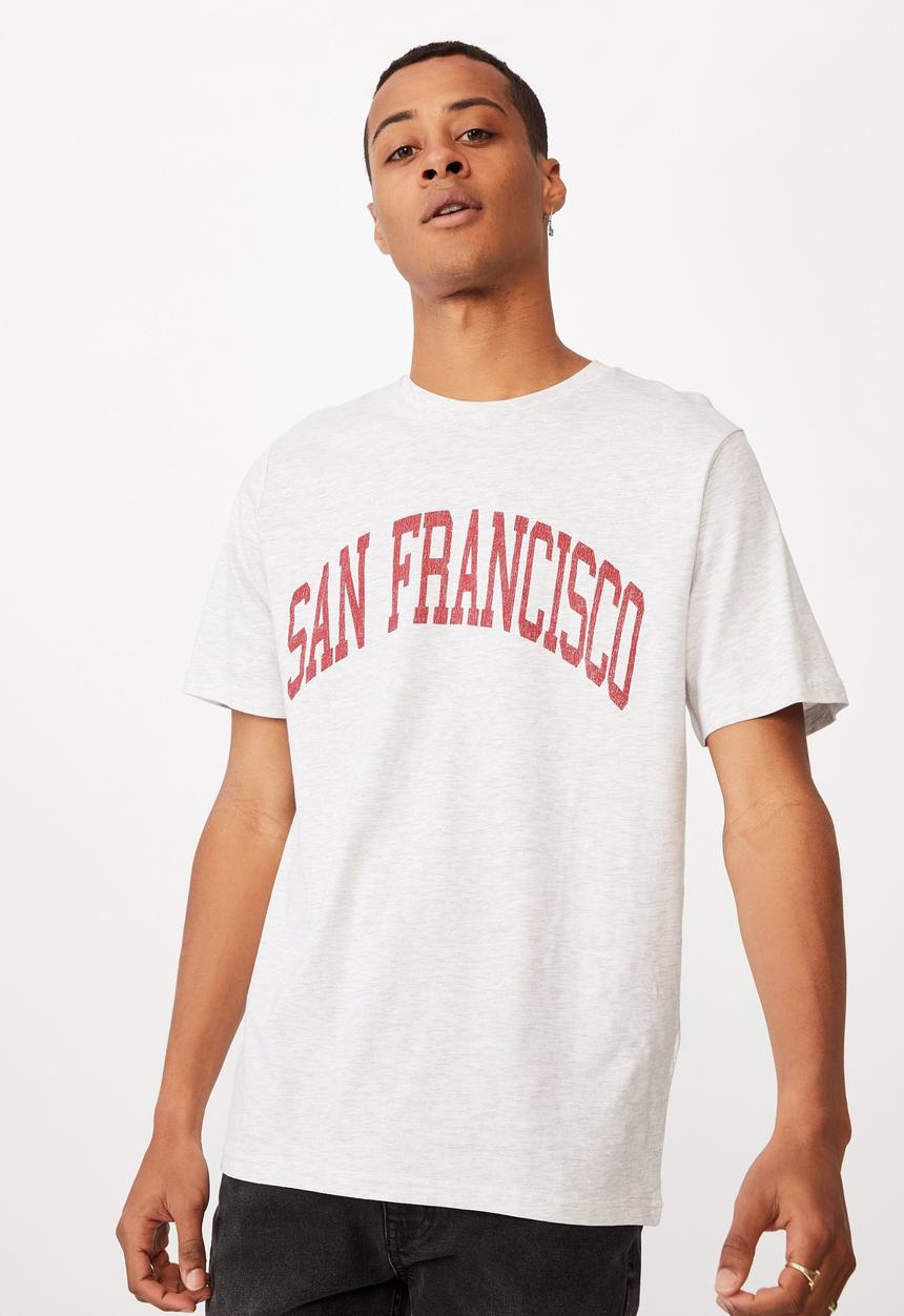 Cotton On - Tbar text t-shirt - white 