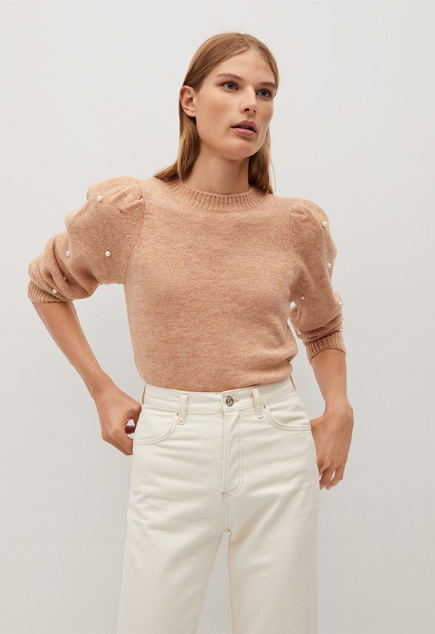 MANGO - Sweater papaya - brown