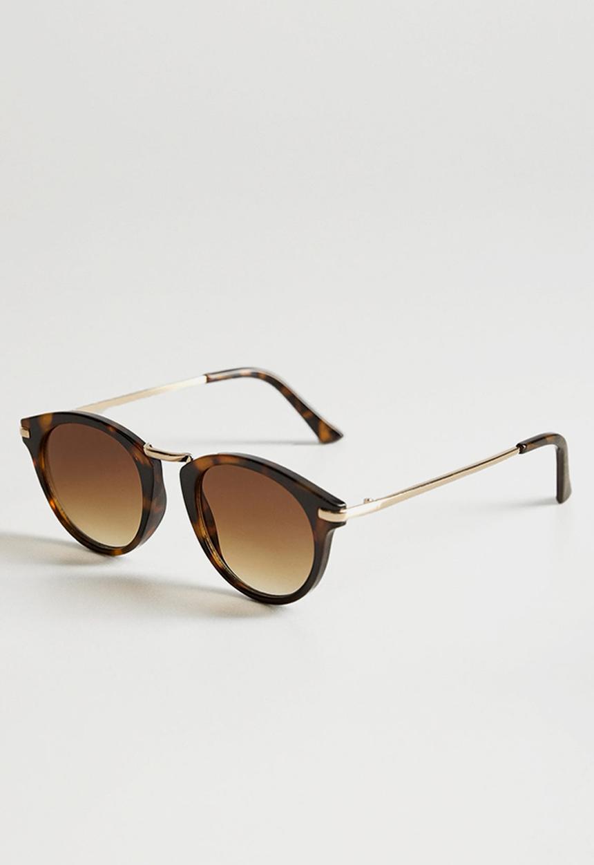 MANGO - Sunglasses aqua - brown