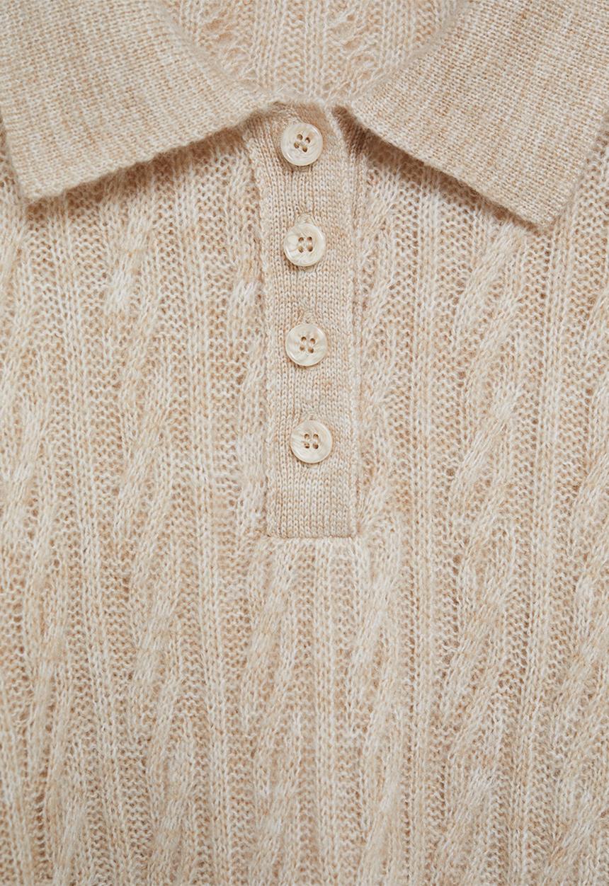 MANGO - Sweater safari - beige