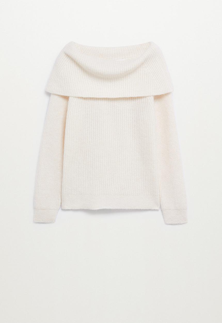 MANGO - Sweater faldo - beige